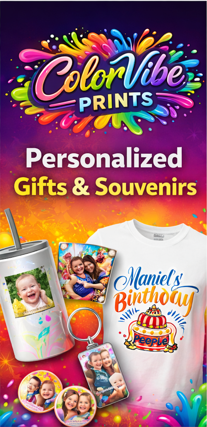 🎁 Personalized Gifts & Souvenirs