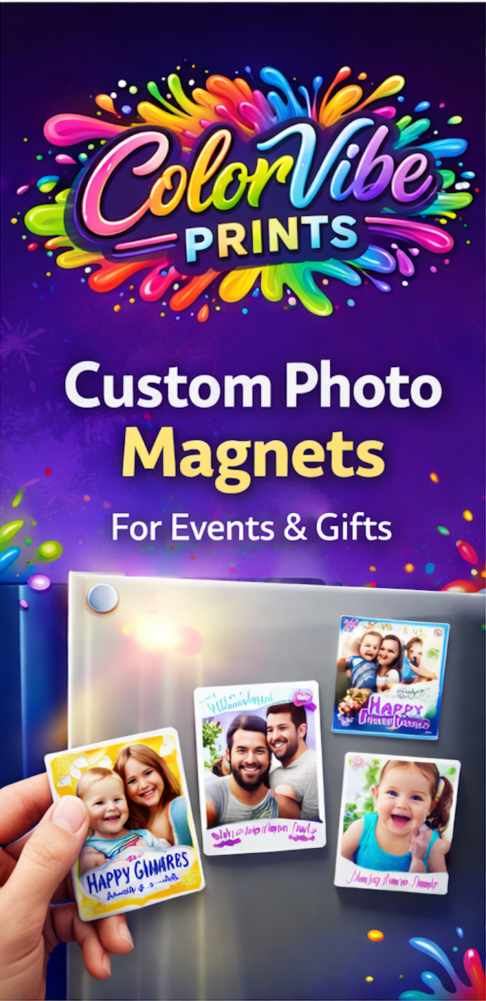 🧲 Custom Photo Magnets